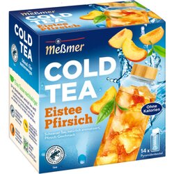 Meßmer 106040 Tee COLD TEA Eistee Pfirsich 14St.