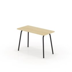 Neutralware 815019572 Schreibtisch se:lab work&meet 120x74x80cm sw/eiche hell