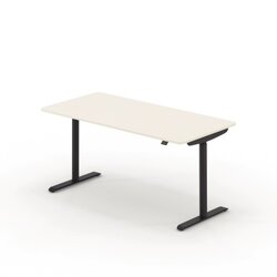 Neutralware 815018801 Schreibtisch se:lab e-desk 160x65-128x80 sw/ws
