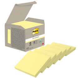 Post-it® 654-1B Haftnotiz Recycling  76x76mm ge 6St