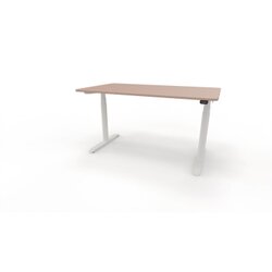 Schreibtisch se:lab e-desk 1.400 x 650-1.280 x 900 mm (B x H x T) antikrose, Neutralware