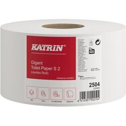 Katrin 2504 Toilettenpapier Classic Gigant S2 2lg. 150m ws 12 Rl./Pack.