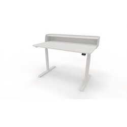 Schreibtisch se:desk home 1.200 x 650-1.280 x 700 mm (B x H x T) weiß, Neutralware