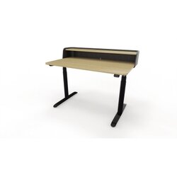 Schreibtisch se:desk home 1.200 x 650-1.280 x 700 mm (B x H x T) eiche, Neutralware