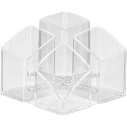 HAN 17450-23 Schreibtischköcher SCALA 4Fächer transparent