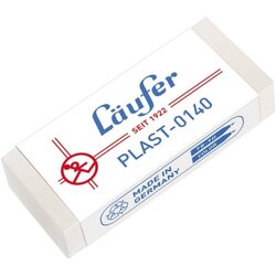 Läufer 01400 Radierer Plast Kunststoff transluzent