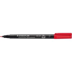 STAEDTLER® 318-2 Folienstift Lumocolor 0,6mm permanent rot