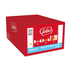 Lotus 71725 Gebäck Biscoff & Mehr 3-Mix 160St.