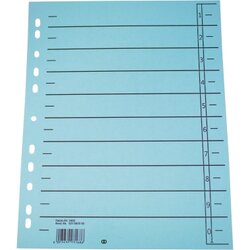 Soennecken 1457 Trennblatt oeco A4 230g Karton bl 100St.