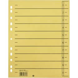 Soennecken 1455 Trennblatt oeco A4 230g Karton ge 100St.