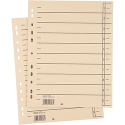 Soennecken 1465 Trennblatt oeco A4 180g Karton ch 100St.