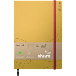 share Y-07-07-05 Journal A5 dotted gelb 