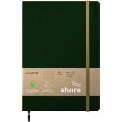 share Y-07-07-14 Journal A5 dotted grün 