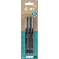 share Y-04-04-02 Tintenroller sortiert 3St. 