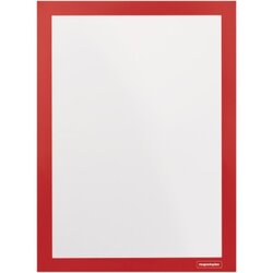 magnetoplan® 1131906 Rahmen magnetofix A4 sk rot 2St.