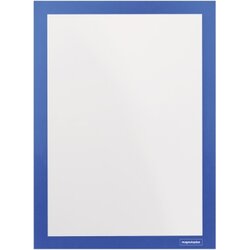 magnetoplan® 1131903 Rahmen magnetofix A4 sk blau 2St.