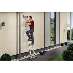 Hailo Teleskopleiter T80 FlexLine max. Arbeitshöhe 3,97 m