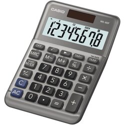 CASIO® MS-80F Tischrechner 8stellig Solar/Batterie gr