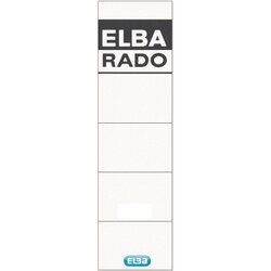 ELBA 100420960 Einsteckrückenschild  kurz/breit ws 10St