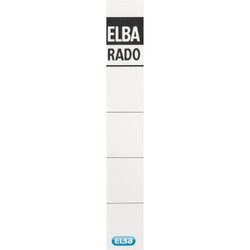 ELBA 100420961 Einsteckrückenschild  extra kurz/schmal ws 10St
