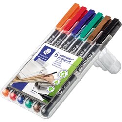 STAEDTLER® Folienstift Lumocolor® permanent 313 6 St./Pack.
