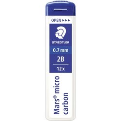 STAEDTLER® 250 07-2B Feinmine Mars micro carbon 0,7mm 12 St./Pack.