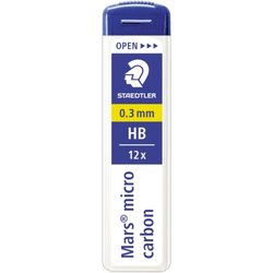 STAEDTLER® 250 03-HB Feinmine Mars micro carbon 0,3mm 12 St./Pack.