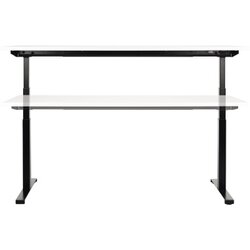 BakkerElkhuizen Schreibtisch WORK & MOVE 1.200 x 650-1.260 x 700 mm (B x H x T)