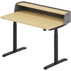 Neutralware 815024272 Schreibtisch se:desk home 120x65-128x70 sw/eiche