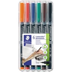 STAEDTLER® 313 WP6 Folienstift Lumocolor 0,4mm sortiert 6 St./Pack.