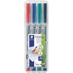 STAEDTLER® 316 WP4 Folienstift Lumocolor 0,6mm sortiert 4 St./Pack.