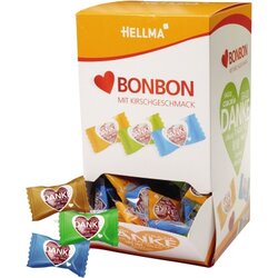 Hellma 70000149 Süßigkeit Herzbonbons 200 St./Pack.