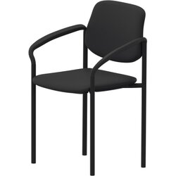 NowyStyl 800014891 Besucherstuhl STYL ARM 4Fuß gepolstert sw/an
