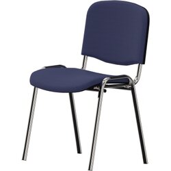 NowyStyl 800055450 Besucherstuhl ISO 4L 4Fuß gepolstert ch/bl