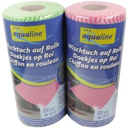 aQualine 03045 Wischtuch-Rolle 20x40cm 50Bl 