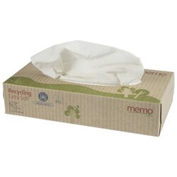 memo H1067 Kosmetiktuch Recycling Extra Soft 2lg. 100St.
