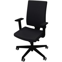 NowyStyl 800057590 Bürodrehstuhl Navigo Armlehne sw/sw