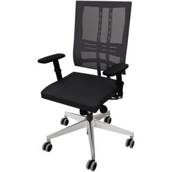 NowyStyl 800056390 Bürodrehstuhl Net Motion Armlehne alu/sw