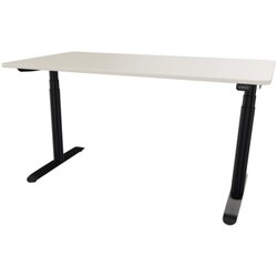 Neutralware 815018901 Schreibtisch se:lab e-desk 140x65-128x90 sw/ws