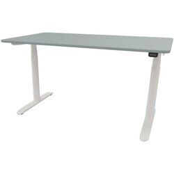 Neutralware 815018767 Schreibtisch se:lab e-desk 140x65-128x90 ws/fjordgrün