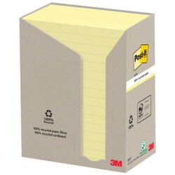 Post-it® 655-1T Haftnotiz Recycling  127x76mm ge 16St