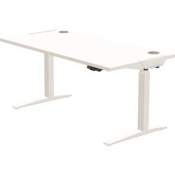 Fellowes® Schreibtisch Levado™ 1.600 x 640-1.260 x 800 mm (B x H x T)