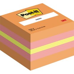 Post-it® 2051-P Haftnotizwürfel 51x40x51mm 400Bl. pink
