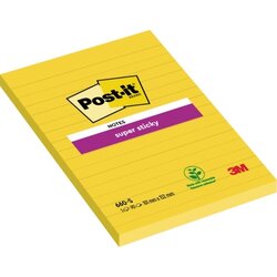 Post-it® 660-S Post-it Haftnotiz Super Sticky 102x152mm 75Bl ge