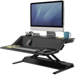 Fellowes® 0007901 Sitz-Steh-Workstation Lotus schwarz