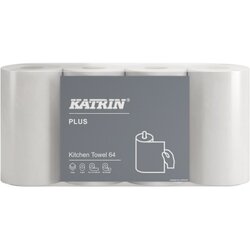 Katrin 231004 Plus Küchenrolle 3lagig 64Blatt 4 St./Pack.