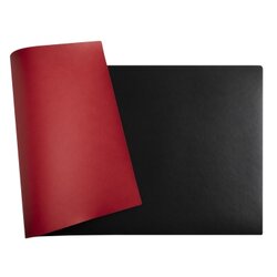 Exacompta 29121E Schreibunterlage 35x60cm schwarz/rot