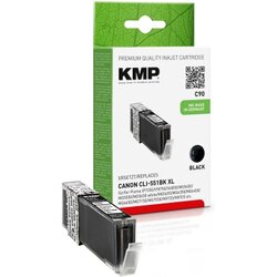 KMP 1520,0001 Tintenpatrone C90 wie CLI551XLBK 5400S sw