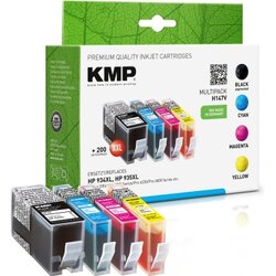 KMP 1743,0050 Tintenpatrone H147V wie HP 935/935 sw/c/m/y 4St.