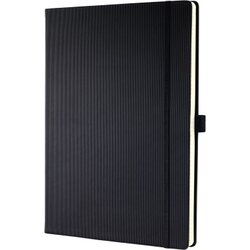 SIGEL CO111 Notizbuch Conceptum ca. DIN A4 kariert 97Blatt schwarz